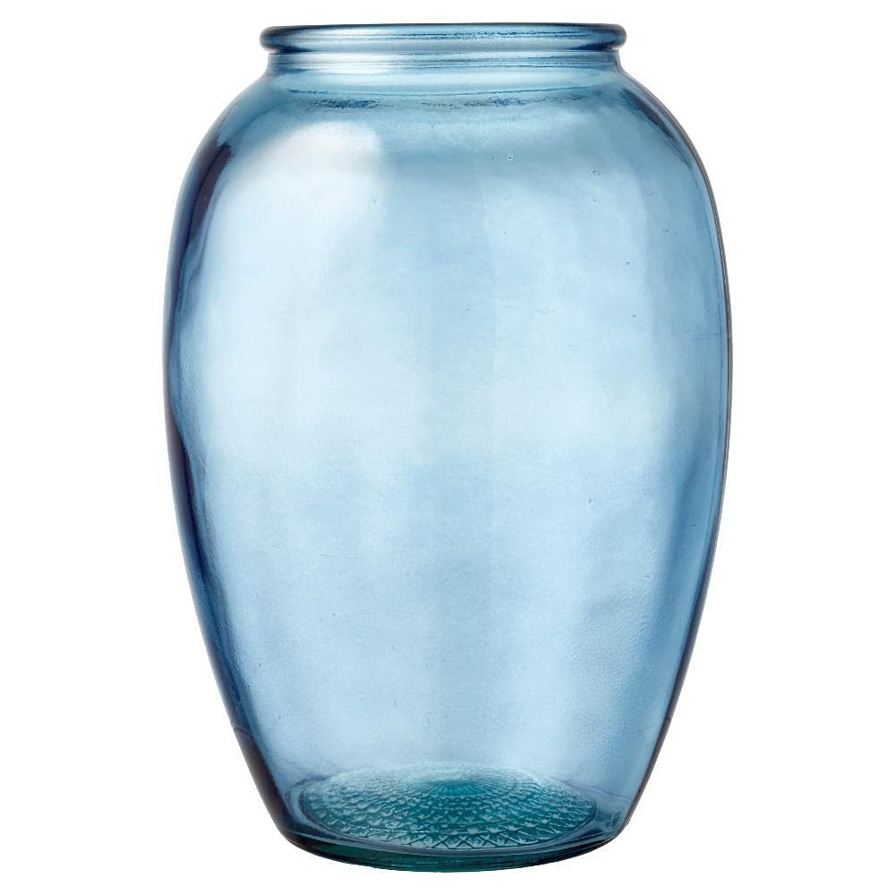 Bitz 12180 Flower Base, Vase, D6.7 x H12.6 inches (17 x 32 cm), Blue