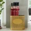 Umbrella Racks WXYZ Golden Light Luxury Umbrella Stand, Hollow Wrought Iron Home Hotel Umbrella Bucket, Drawer Type Drip Tray, 41x16x38cm, 56x24x48cm (Size : 56x24x48cm) view 2