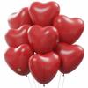 AFTERLOON Biodegradable Balloons 100 pcs Red 12 Inch Heart Shaped, Thickened Extra Strong Natural Latex Helium Float, Proposal Marriage Love Baby Shower Gender Reveal Wedding Bridal Corazones view 1
