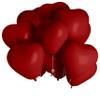 AFTERLOON Biodegradable Balloons 100 pcs Red 12 Inch Heart Shaped, Thickened Extra Strong Natural Latex Helium Float, Proposal Marriage Love Baby Shower Gender Reveal Wedding Bridal Corazones view 2