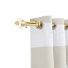 42-126-Inch long Gold Adjustable Metal Curtain Rod Set Crystal Finials - Event Home Windows Decorations view 1