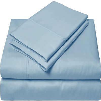 Femini Fashion Giza-Egyptian-Dreams-Set-My-Sheet-&-Pillow, 100% Giza Egyptian 1000 Thread Count Cotton, 12"-15" Deep Pockets |RV King, Light Blue Color| 4-PC Sheet Set, Soft Breathable Bedsheets