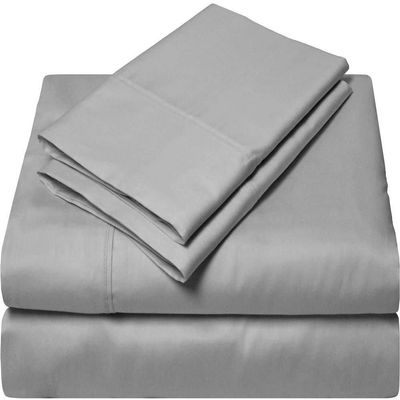 Femini Fashion Giza-Egyptian-Dreams-Set-My-Sheet-&-Pillow, 100% Giza Egyptian 1000 Thread Count Cotton, 12"-15" Deep Pockets |RV King, Light Grey Color| 4-PC Sheet Set, Soft Breathable Bedsheets