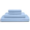 Femini Fashion RV King Size Giza Egyptian Sheets Set, 100% Giza Egyptian 1000-Thread Count Cotton, 4-PC [Flat Sheet, Fitted Sheet, Pillowcases] 15 inch Deep Pockets - Light Blue view 1
