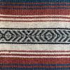 Baja Authentic Mexican Falsa Blanket 100% Acrylic Perfect for Yoga, Beach, Camping, Picnic, Car Seat Cover, Home Throw Decor (Rustic Red) view 3