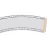 OVALCREST Round Beveled Wall Mirror for Home Decor - Paris Style - Linen White - 35x35 Outside Dimensions view 2