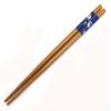 Bamboo Chopsticks Set, Japanese Reusable Wooden Chopsticks with Traditional Pattern Designs, Non Slip Tips Dishwasher Safe Asian Chopsticks for Sushi Ramen Noodles Rice Dining (10, Bunny/Natural) view 3