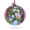 1866 'Spring Bouquet' by Pierre Auguste Renoir Glass Ball Christmas Ornament 4 Inches view 1