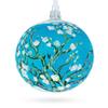 1890 'Branches with Almond Blossom' by Vincent Van Gogh Glass Ball Christmas Ornament 4 Inches view 1