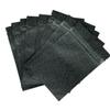 100 Pieces 4"x6" Resealable Smell Proof Bags Foil Pouch Sparkling Ziplock Bags Food Storage Sanded Texture (Black) view 2