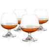 True Brandy Bourbon Whiskey Cognac Scotch Drinking Glasses, Superb Lead-Free Crystal Snifter Glass for Cocktail Party Dishwasher Safe, 14 oz, Set of 4 view 1