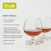 True Brandy Bourbon Whiskey Cognac Scotch Drinking Glasses, Superb Lead-Free Crystal Snifter Glass for Cocktail Party Dishwasher Safe, 14 oz, Set of 4 view 2