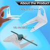 MIK Solutions Christmas Light Clips for Shingles - Roof Light Clips, Shingle Tab Light Clips for C7 C9 Christmas Lights for Shingle and Tile Roofs and Outdoor Hooks for String Lights (100 Pack) view 2