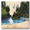 Dead Mans Cove (Cape Disappointment, Oregon) Giclee Archival Canvas Print Wall Art Dcor for Home & Office from Artwork by Artist Lisa Sofia Robinson 9" x 12" view 1