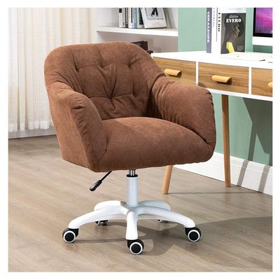 LIYFF-Stools Swivel Chair Height Adjustable Upholstered Seat Leisure Chair with Five Star Foot