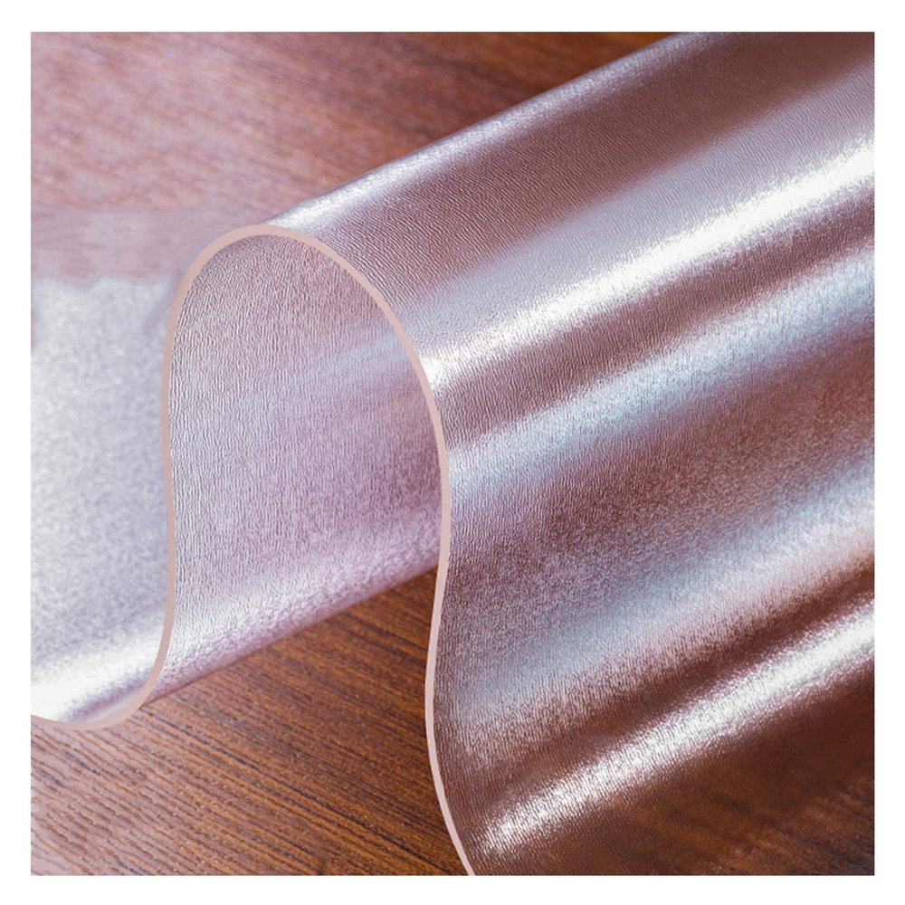 HYCH-Chair Mat For Floor Protection,Rounded corners/oil proof PVC Translucent Coffee Table Tablecloth Wear Resistant Hard Floor Mat One wipe is clean Save annoying housework,1.6mm,40x120cm