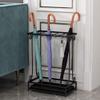Umbrella Racks WXYZ Umbrella Stand for Home Hotel Lobby, Detachable and Easy to Assemble Umbrella Bucket, 44x24x60cm Black, Gold (Color : Black) view 2