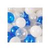 20pcs 12 inch Latex Balloon Set Star Clear Pink Gold Balloons Wedding Decoration Baby Shower Birthday Party Supplies Home Decor,Blue White Clear Mix view 1