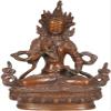 Exotic India Tibetan Buddhist Deity Vajrasattva - Brass Sculpture - Color Chola Color view 1