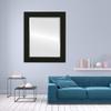 OVALCREST Rectangle Beveled Wall Mirror for Home Decor - Soho Style - Matte Black - 28x34 Outside Dimensions view 3