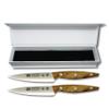 Artenostro Monaco Steak Knife Set (2 pcs) - Smooth Edge - Olive Wood Handle - For a Cozy and Inviting Table Setting view 1