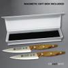 Artenostro Monaco Steak Knife Set (2 pcs) - Smooth Edge - Olive Wood Handle - For a Cozy and Inviting Table Setting view 4