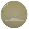 OVALCREST Round Beveled Wall Mirror for Home Decor - Soho Style - Black Walnut - 18x18 Outside Dimensions view 3