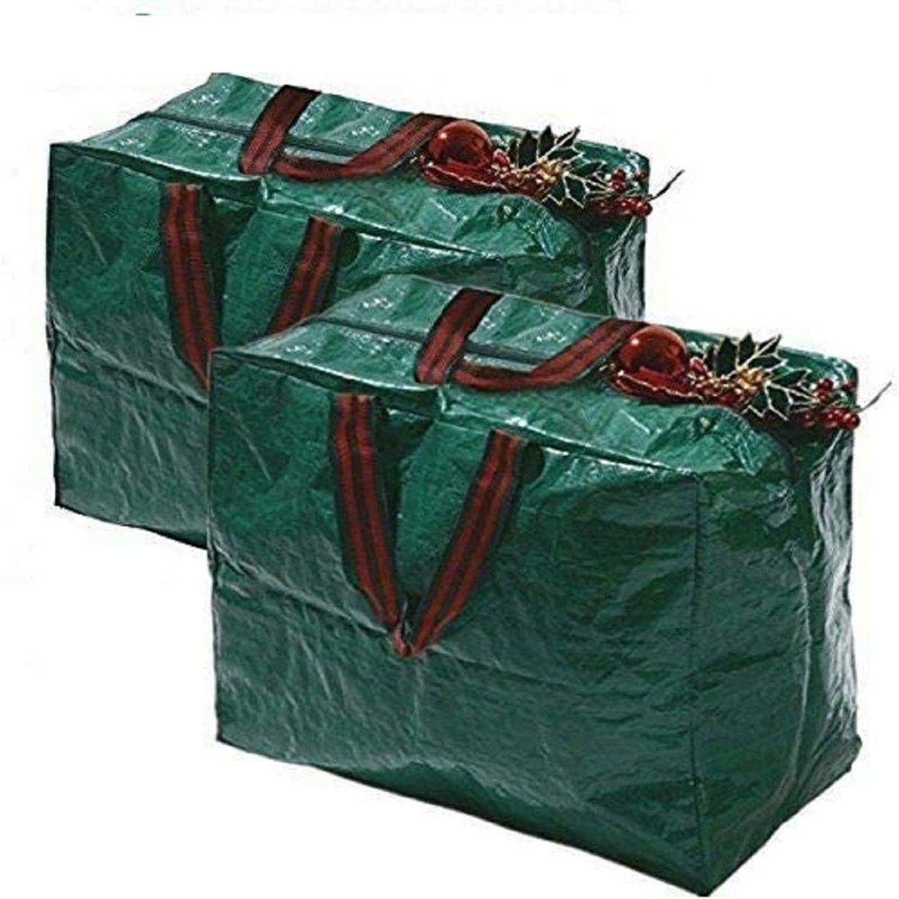 RAM ONLINE Wrapping Paper Storage Bags, Green, One Size