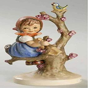 Figurine Compatible with Hummel Apple Tree Girl No. 141 6" Tall