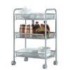 Thxbyebye Rolling Storage Cart and Organizer Storage Cart with Wheels Shelf Units for Kitchen Bedroom Laundry view 1