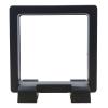Challenge Coin Holder, Single Coin Display Case, 3D Floating Clear Frame with Feet Stand, Postage Stamp Jewelry Medallion Specimen Medal Holder Box view 2