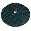 DARAJZ Clan Maccallum Dark Blue and Green Scottish Tartan Christmas Tree Skirt for Xmas Party Decoration-48 inch view 1