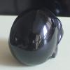 2'' Hand Carved Mixed Gemstone Crystal Skull Figurine Carving Home Decor (Black Obsidian) view 4