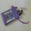 Tarot Bag - Altar Cloth Bag - The Eye of Horus - for tarot readings and divination, runes, crystal reading, dice view 2