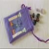 Tarot Bag - Altar Cloth Bag - The Eye of Horus - for tarot readings and divination, runes, crystal reading, dice view 4