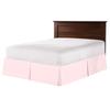 100% Cotton 800 Thread Count Box Pleated Bed Skirt - Luxury Pleated Dust Ruffle, Hotel Quality Modern Bed Skirt, Easy Fit with 15 Inch Tailored Drop, King, Pink view 1