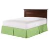 100% Cotton 800 Thread Count Box Pleated Bed Skirt - Luxury Pleated Dust Ruffle, Hotel Quality Modern Bed Skirt, Easy Fit with 15 Inch Tailored Drop, Full, Sage view 1