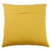 SARO LIFESTYLE Da de Los Muertos Collection Bright Sugar Skull Pillow Cover, 18", Yellow view 2