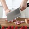 BASS STAINLESS STEEL MODERN KNIFE BLOCK 11 PIECE SET (Black) view 2