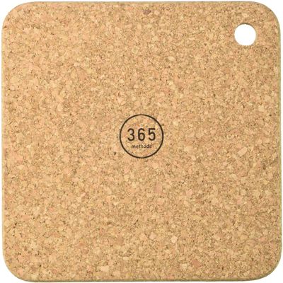 365methods Cork Mat Oven Dish Mat Heat Resistant L Natural