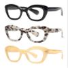 JM 3 Pack Oversized Cat Eye Reading Glasses for Women Funky Blue Light Flexible Cateye Readers +3.5 view 1