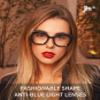 JM 3 Pack Oversized Cat Eye Reading Glasses for Women Funky Blue Light Flexible Cateye Readers +3.5 view 2