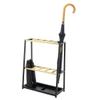 Umbrella Racks AYY Black Gold Stand-Alone Umbrella Stand Umbrella Holder, Family Office Hotel Lobby Entrance Walking Stick Baseball Stick, Iron Storage Rack, Can Accommodate 5-10 Umbrellas view 1