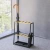 Umbrella Racks AYY Black Gold Stand-Alone Umbrella Stand Umbrella Holder, Family Office Hotel Lobby Entrance Walking Stick Baseball Stick, Iron Storage Rack, Can Accommodate 5-10 Umbrellas view 2