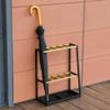 Umbrella Racks AYY Black Gold Stand-Alone Umbrella Stand Umbrella Holder, Family Office Hotel Lobby Entrance Walking Stick Baseball Stick, Iron Storage Rack, Can Accommodate 5-10 Umbrellas view 3