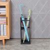 Umbrella Racks AYY Double Layer Iron Umbrella Stand Umbrella Holder, Independent Hollow Storage Rack with Partition Board, Used for The Entrance of Family Hotel Corridor, Black Gold Pink White view 3