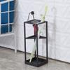 Umbrella Racks AYY Double Layer Iron Umbrella Stand Umbrella Holder, Independent Hollow Storage Rack with Partition Board, Used for The Entrance of Family Hotel Corridor, Black Gold Pink White view 4