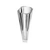 Bohemian Crystal Vase Balzac, 13" H Decorative Clear Crystal Flower Vase, Elegant Centerpiece Wedding Gift Bud Vase view 1