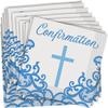 Unique Fancy Blue Cross Confirmation Luncheon Napkins (Pack of 16) - Elegant & Blessed Party Essential, Perfect for Confirmation Celebrations view 1