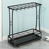 Umbrella Racks WXYZ Large-Capacity Hotel Umbrella Stand, Iron Umbrella Box with 10 Holes, 18 Holes and 21 Holes, Easy to Disassemble and Assemble (Size : 21 Holes and 24 Hooks) view 3